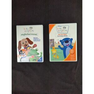 Baby Einstein: Neighborhood Animals & My First Signs 2 DVD Bundle